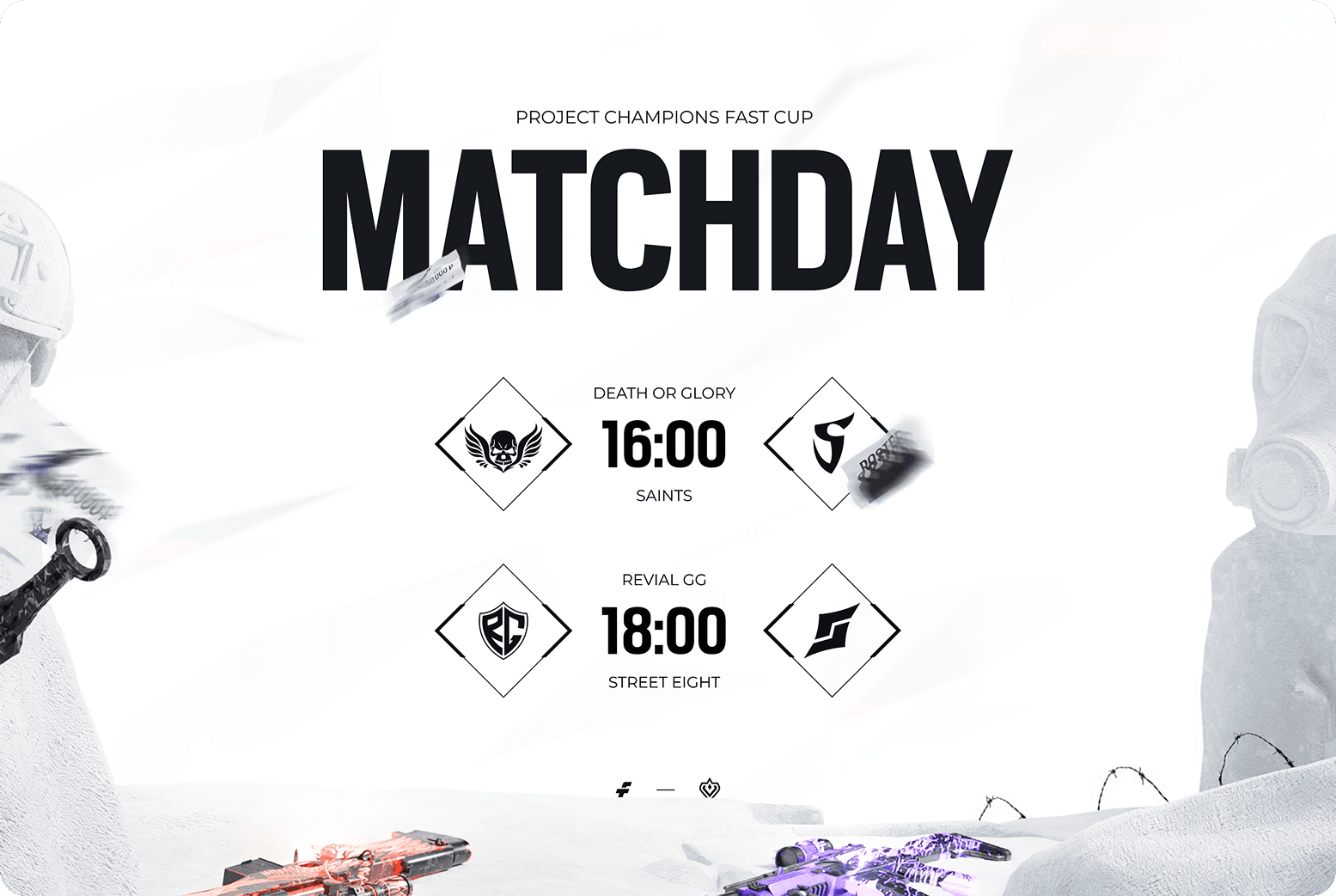 Графический пакет под трансляции и соц. сети турнира Circuit Open League